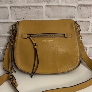 Marc Jacobs Tan Leather Crossbody Bag